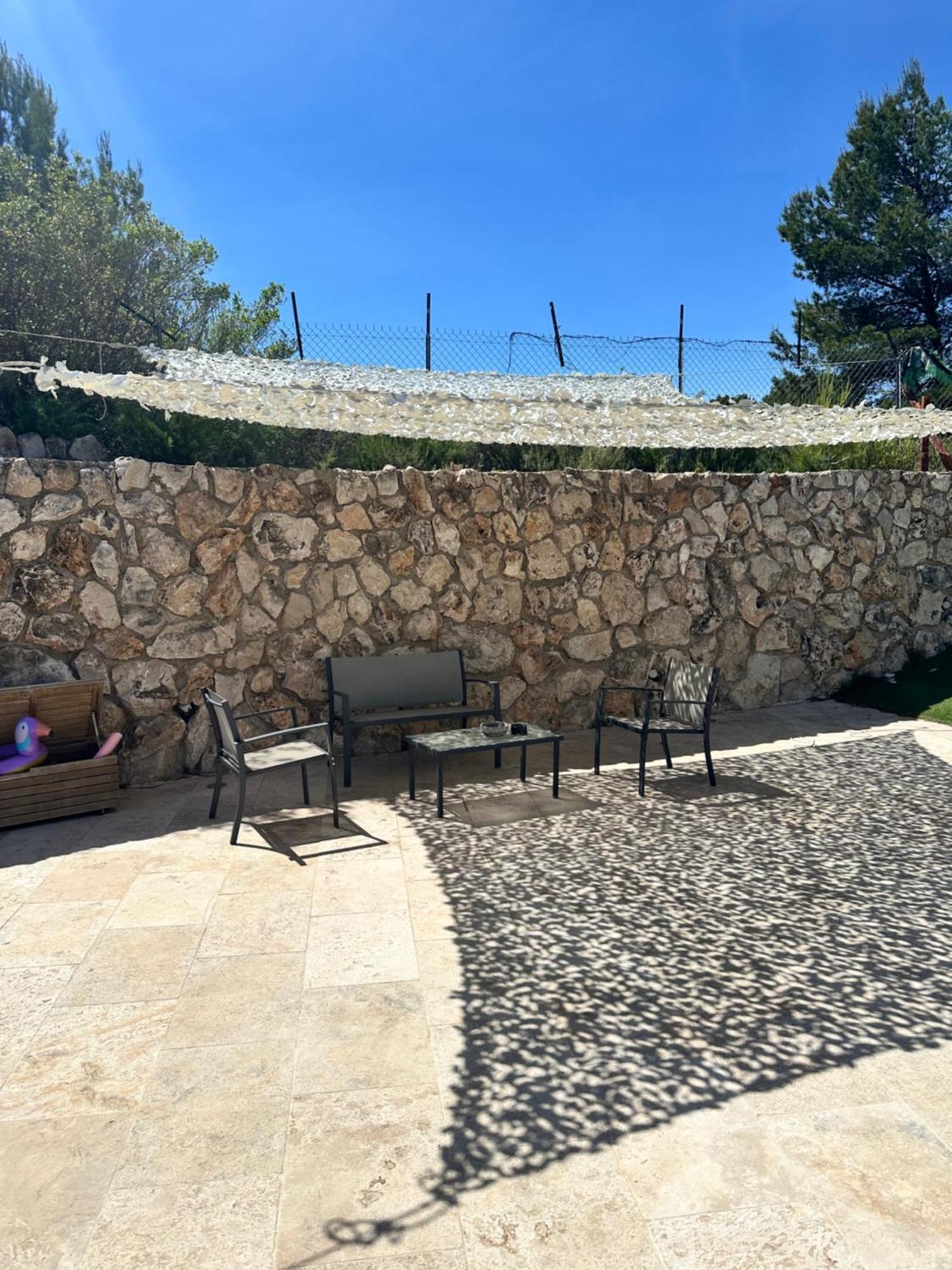 Jolie Maison Avec Vue Sur Piscine Bouc-Bel-Air Exterior foto